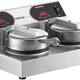 Nemco - 240V SilverStone Non-Stick Dual Waffle Maker - 7000A-2S240