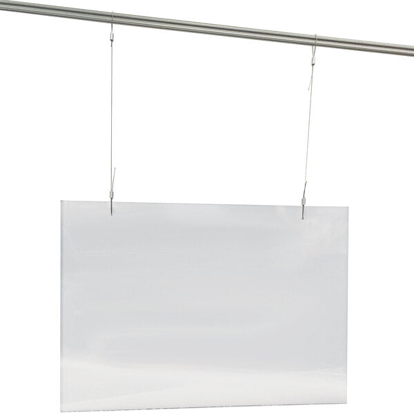 Nemco - 36" Easy Shield Hanging Customer-Service Panel - 69798