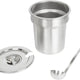 Nemco - 4 QT Stainless Steel Inset Kit with Cover and Ladle - 66088-2