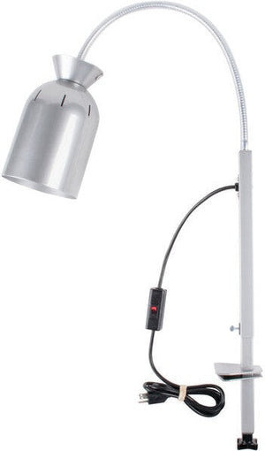 Nemco - Single Bulb Clamp On Infrared Bulb Food Warmer with Adjustable 2' Gooseneck - 6004-4