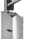 Nemco - Stainless Steel Asept Press-O-Matic Wall-Mount Pump Dispenser for 1.5 Gallon / 6 QT Pouches - 10975