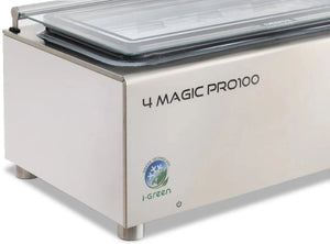 Nemox - 39" 4 Magic Pro100 i-Green Countertop Ice Cream Storage Case - 0036101250R07