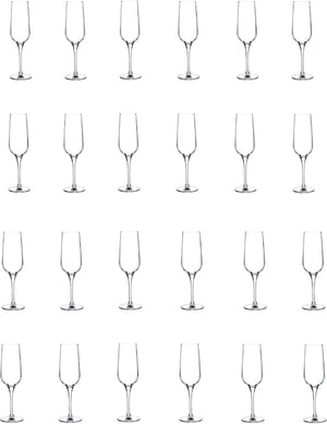 Nude - FAME 7 Oz Champagne Flute Glass, Pack of 24 - NG67026