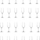 Nude - FAME 7 Oz Champagne Flute Glass, Pack of 24 - NG67026