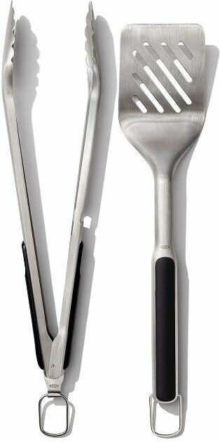 OXO - 1.6" x 7" x 18.55" Good Grips Grilling Turner and Tongs Set - 11320200