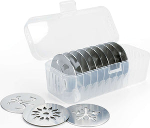 OXO - Cookie Press with 12 Decorative Discs & Storage Case - 1257580WH