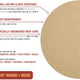 Old Stone Pizza Kitchen - 14" Beige Cordierite Round Pizza Stone - KCH-08410 (Copy)