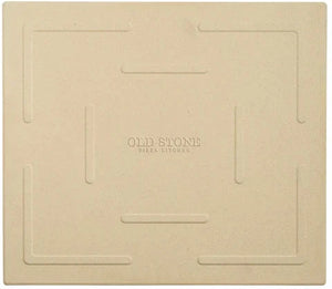 Old Stone Pizza Kitchen - 14" x 16" Beige Cordierite Rectangle Pizza Stone - KCH-09011