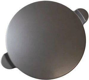 Old Stone Pizza Kitchen - 15" Grey Glazed Round Pizza Stone With Handle - GPS15H-G