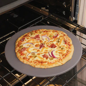 Old Stone Pizza Kitchen - 16" Grey Glazed Round Pizza Stone - GPS16-G