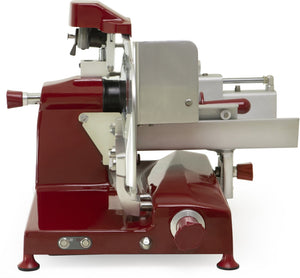 Omas - S-Series 15″ Red Horizontal Gear-Driven Meat Slicer - 49532