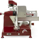 Omas - S-Series 15″ Red Horizontal Gear-Driven Meat Slicer - 49532