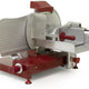 Omas - S-Series 15″ Red Horizontal Gear-Driven Meat Slicer - 49532