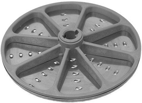 Omcan - 0.157" Vegetable Cutter Shredding (Mozzarella) Disc for items 10835, 10927, and 19476 Food Processor Units, Pack of 2 - 22323