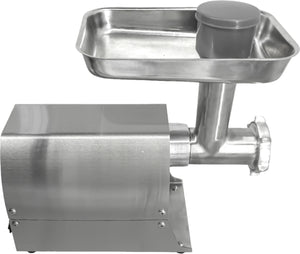 Omcan - 0.4 HP #8 Economic Light-Duty Stainless Steel Meat Grinder - 47777