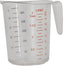 Omcan - 0.53 QT Clear Polycarbonate Measuring Cup (500 ml), Pack of 50 - 80571