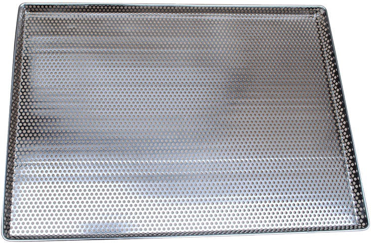 Omcan - 0.8 mm Thickness Perforated Stainless Steel Tray, Set of 2 - 44577