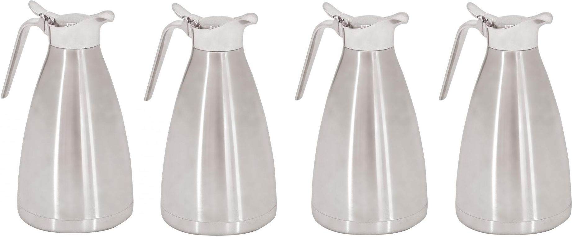 Omcan - 1 L Double Wall Insulated Coffee Server (1000 ml), Pack of 4 - 80524