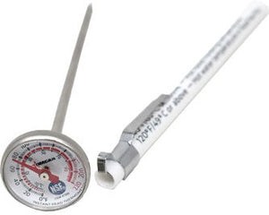 Omcan - 1" Pocket Test Thermometer Built-In Clip On The Protective Sleeve, Pack of 50 - 47200