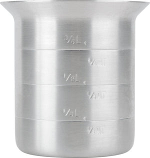 Omcan - 1 QT Aluminum Liquid Measure (950 ml), Pack of 20 - 80401