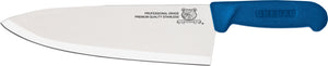 Omcan - 10" Blue Handle Greban Medium Blade Cook Knife, Pack of 10 - 12097