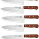 Omcan - 10” Cook's Knife with Wood Handle, Pack of 5 - 11477