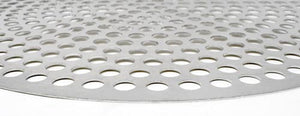 Omcan - 10" Disk Aluminium Perforated Pizza Pan, Pack of 24 - 46742