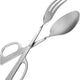 Omcan - 10" Fork & Spoon Salad Tong (254 mm), Pack of 10 - 80426