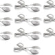 Omcan - 10" Fork & Spoon Salad Tong (254 mm), Pack of 10 - 80426