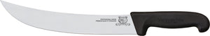 Omcan - 10” Victoria USA Steak Knife with Black Super Fiber Handle, Pack of 4 - 16855