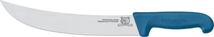 Omcan - 10” Victoria USA Steak Knife with Blue Super Fiber Handle, Pack of 4 - 23882