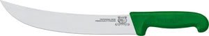 Omcan - 10” Victoria USA Steak Knife with Green Super Fiber Handle, Pack of 4 - 23883