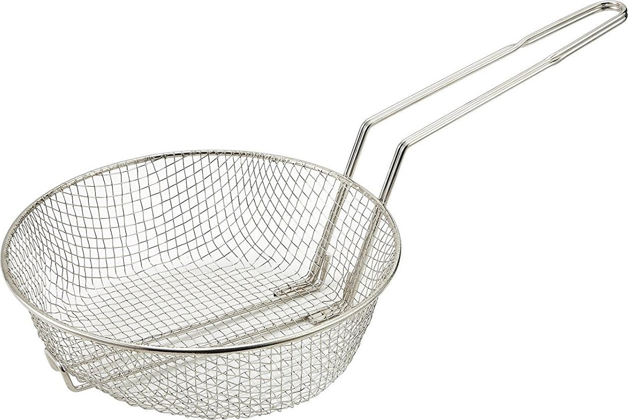 Omcan - 10″ x 3″ Medium Mesh Culinary Basket (254 x 76 mm), Pack of 20 - 80375