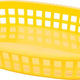 Omcan - 10" x 7" Yellow Plastic Oval Platter, Pack of 200 - 80357