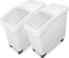 Omcan - 102 L Ingredient Bin with Sliding Lid and Scoop, Pack of 2 - 80986