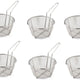 Omcan - 10.5" x 6" #6 Mesh Round Wire Fry Basket (267 x 152 mm), Pack of 10 - 80382