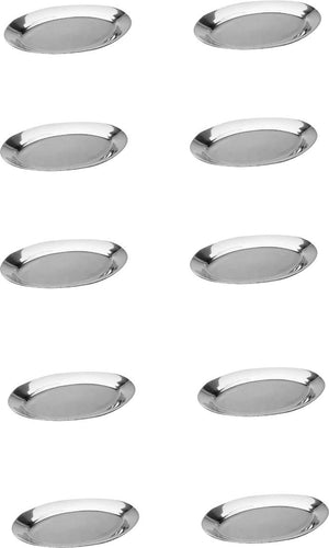 Omcan - 11" Aluminum Sizzling Platter (279 mm), Pack of 10 - 80087