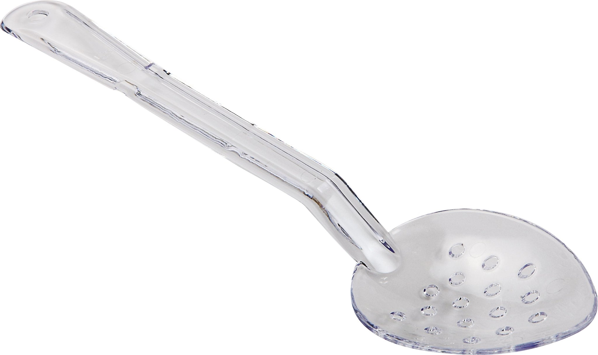 Omcan - 11" Clear Perforated Serving Spoon, Pack of 100 - 85092