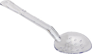 Omcan - 11" Clear Perforated Serving Spoon, Pack of 100 - 85092