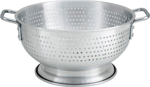 Omcan - 11 QT Aluminum Colander (10.45 L), Pack of 5 - 80405