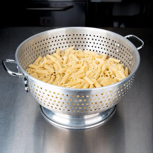 Omcan - 11 QT Aluminum Colander (10.45 L), Pack of 5 - 80405