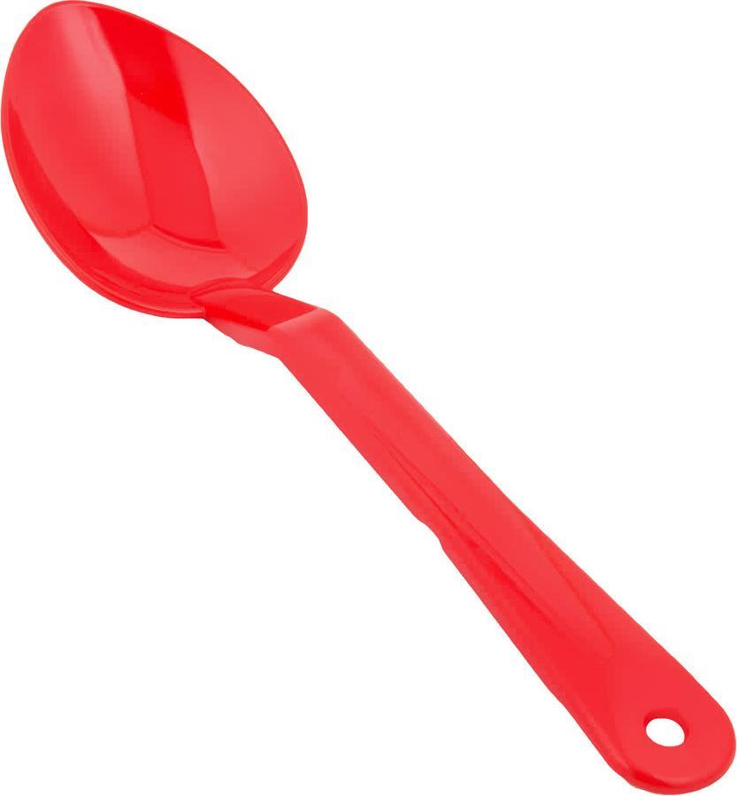 Omcan - 11" Red Serving Spoon, Pack of 100 - 85100