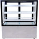 Omcan - 110V, 48" Square Glass Floor Refrigerated Display Case - RS-CN-0371-S