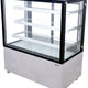 Omcan - 110V, 48" Square Glass Floor Refrigerated Display Case - RS-CN-0371-S