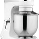 Omcan - 110V, 7-QT White Countertop Planetary Mixer with Guard - MX-CN-0007-HW