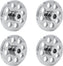 Omcan - #12 (12 mm) European-Style Stainless Steel Meat Grinder Plate with Hub, Pack of 4 - 11197