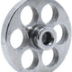 Omcan - #12 (18 mm) European-Style Stainless Steel Meat Grinder Plate with Hub, Pack Of 4 - 11198