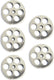 Omcan - #12 (18 mm) Hubless European-Style Stainless Steel Meat Grinder Plate, Pack Of 5 - 11219