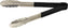 Omcan - 12” Black Handle Utility Tong, Pack of 25 - 80545