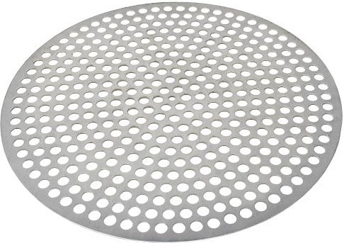 Omcan - 12" Disk Aluminium Perforated Pizza Pan, Pack of 24 - 46743